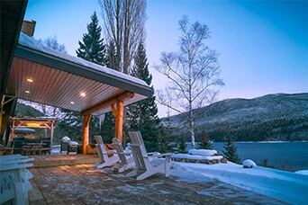 silvertip lodge lakefront views